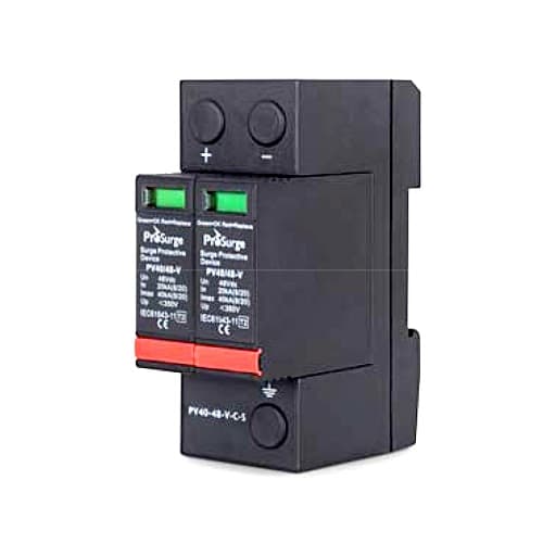 PV40-200-V-C-S  200V DC Surge Protective Device + 2 Pole Enclosure