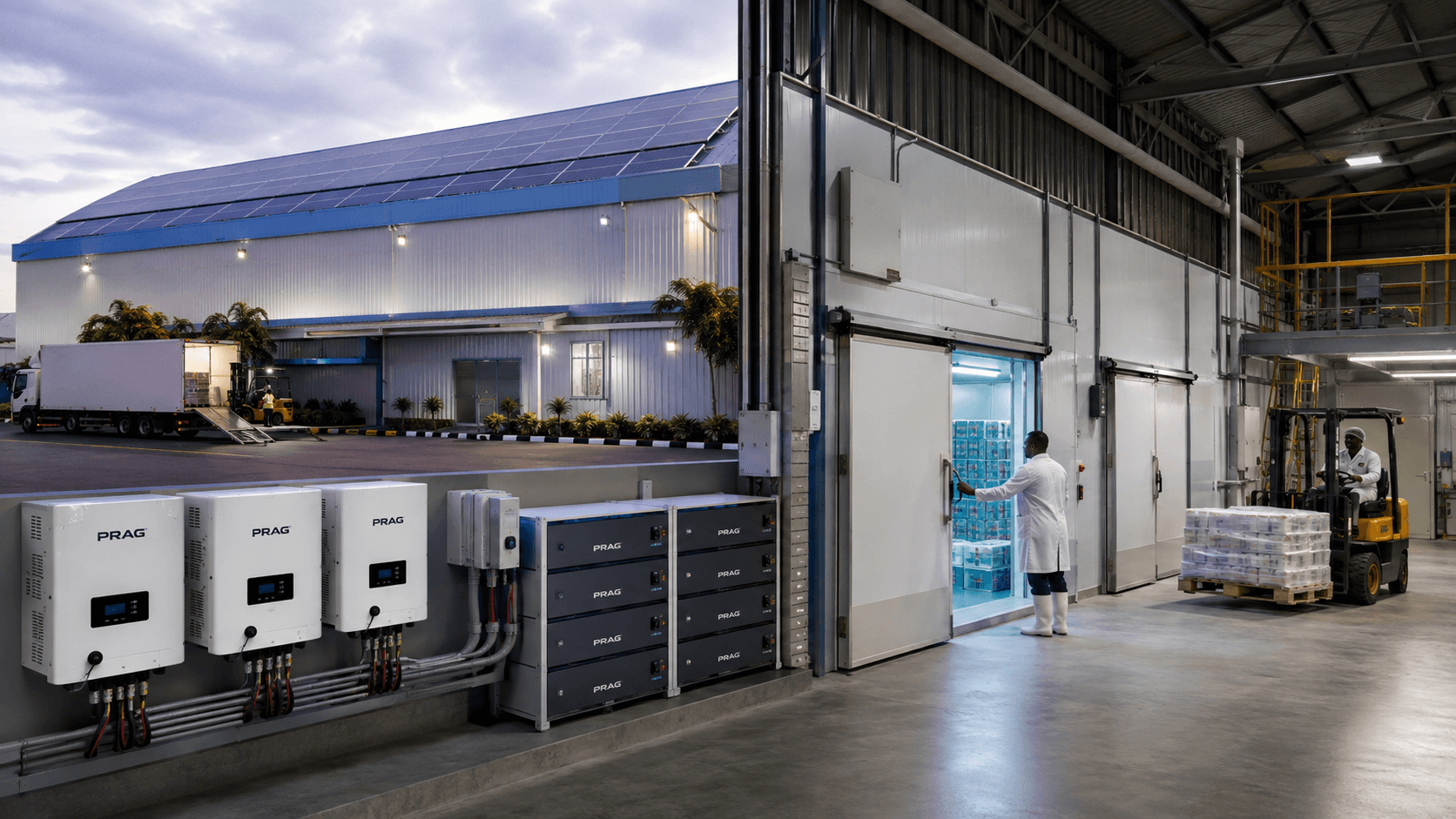 4.	Reliable Cold Room Power Solution for Manufacturing