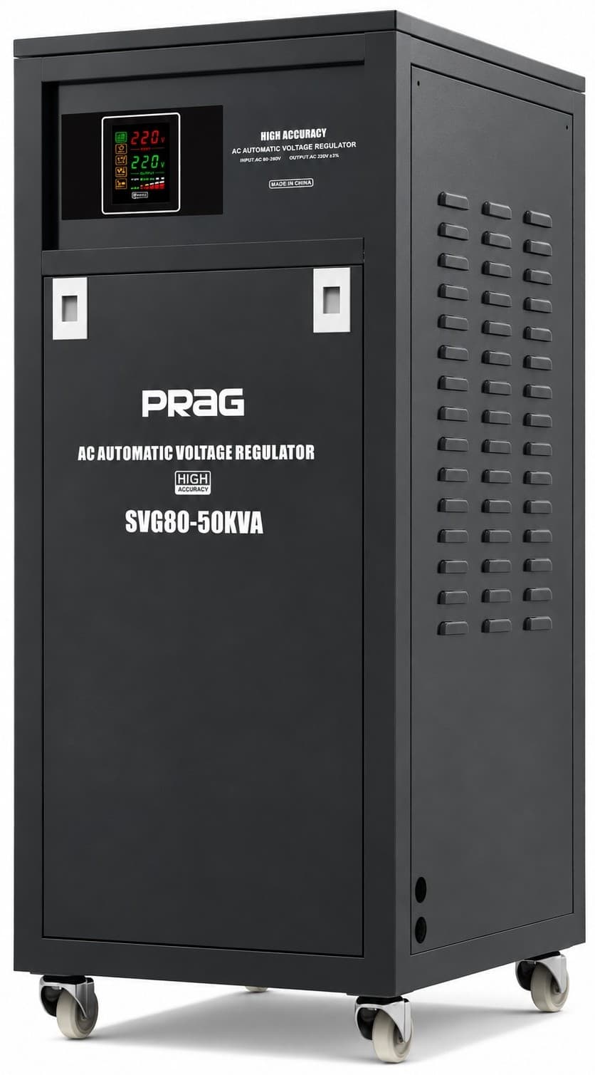 PRAG 50KVA Servo Voltage Stabilizer (80-260V)