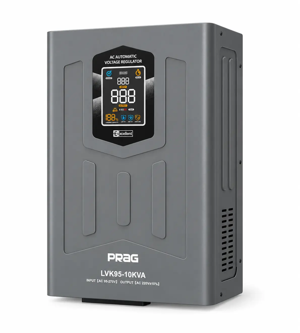 10KVA Relay 95-270V Wall Voltage Stabilizer